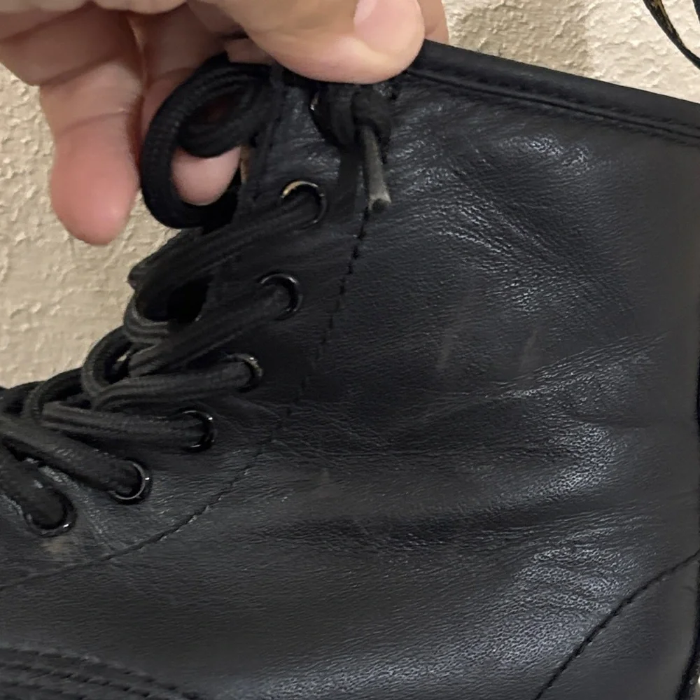 Dr. Martens Black Kids Boots